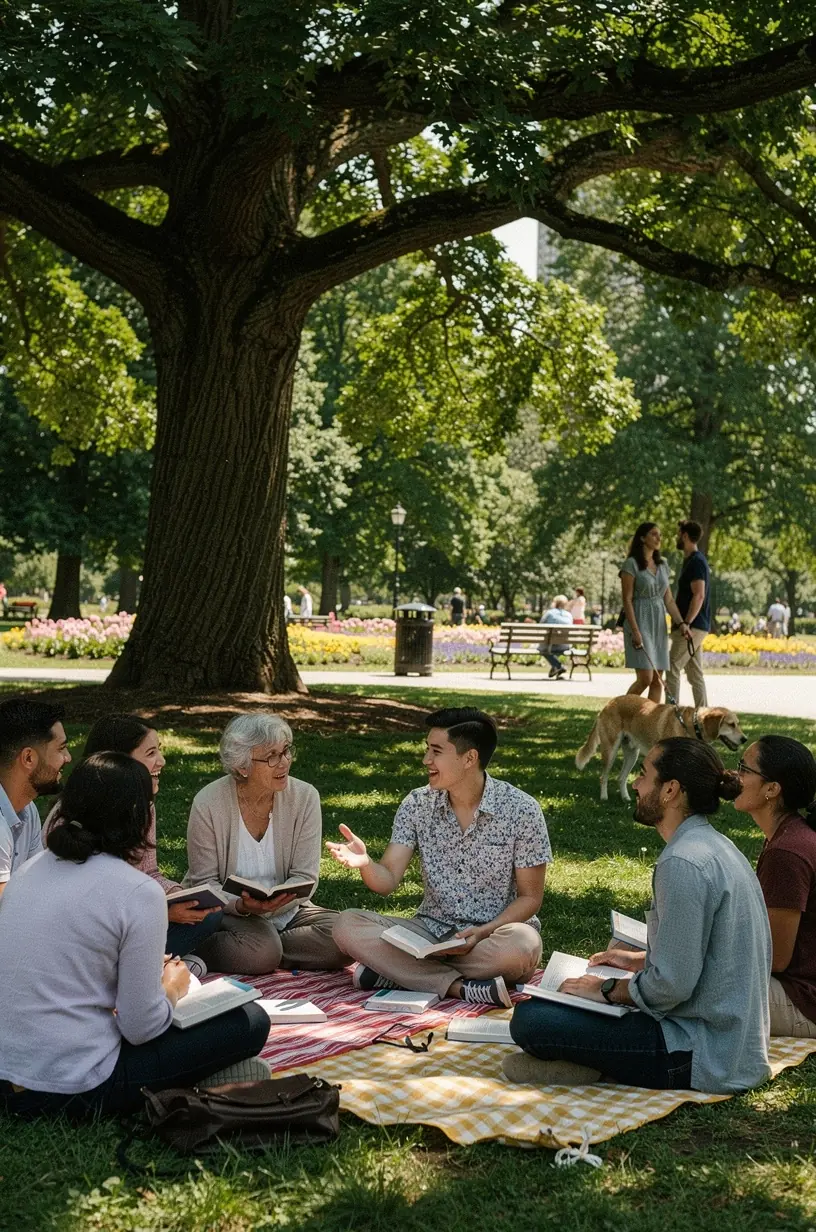 Local event promotion strategies in community settings.