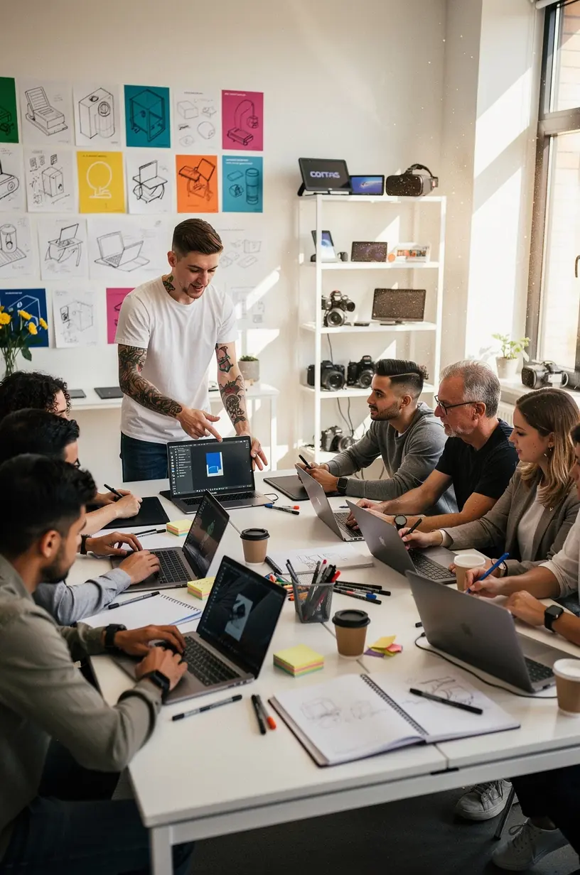 Modern office environment